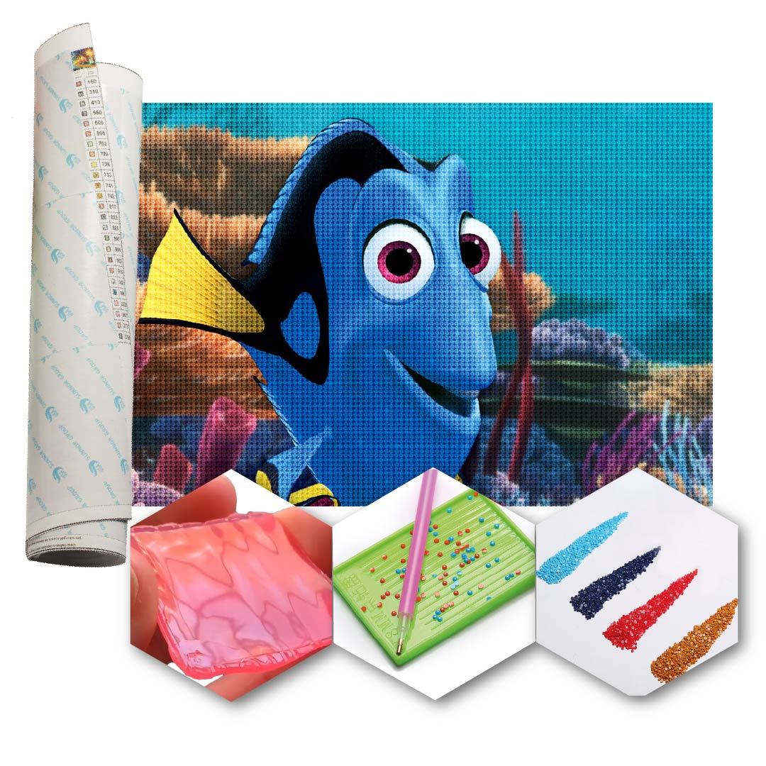 Kit Arte com Diamante - Dory
