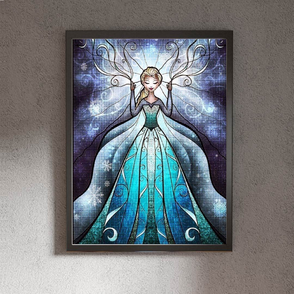 Kit Arte com Diamante - Elza Frozen