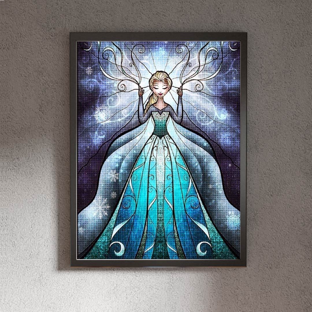 Kit Arte com Diamante - Elza Frozen