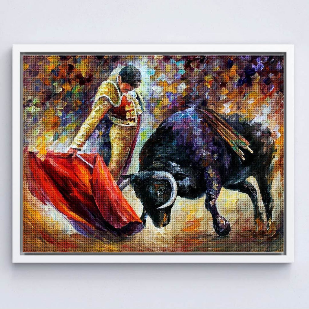 Kit Arte com Diamante - Espanha Touro