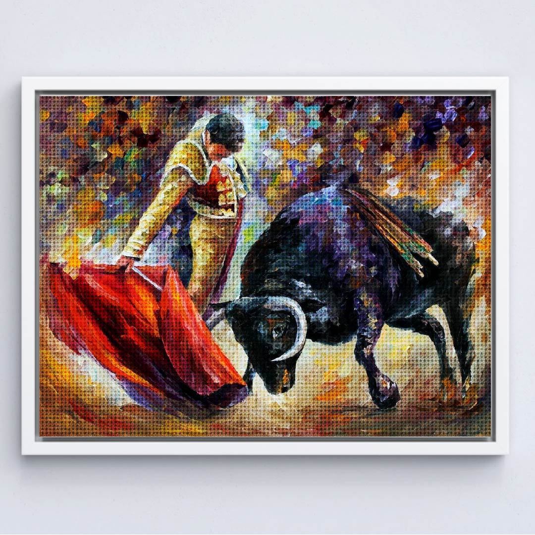 Kit Arte com Diamante - Espanha Touro