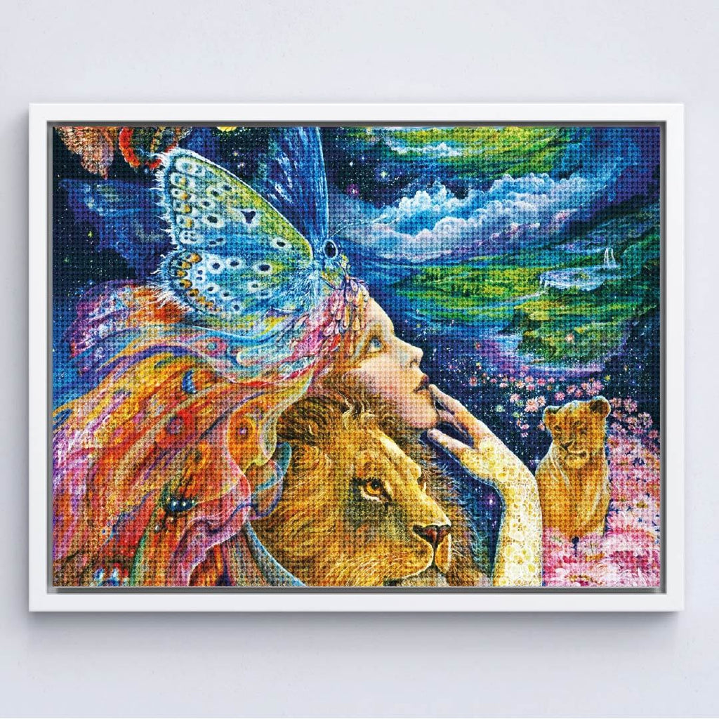 Kit Arte com Diamante - Fada Leonina