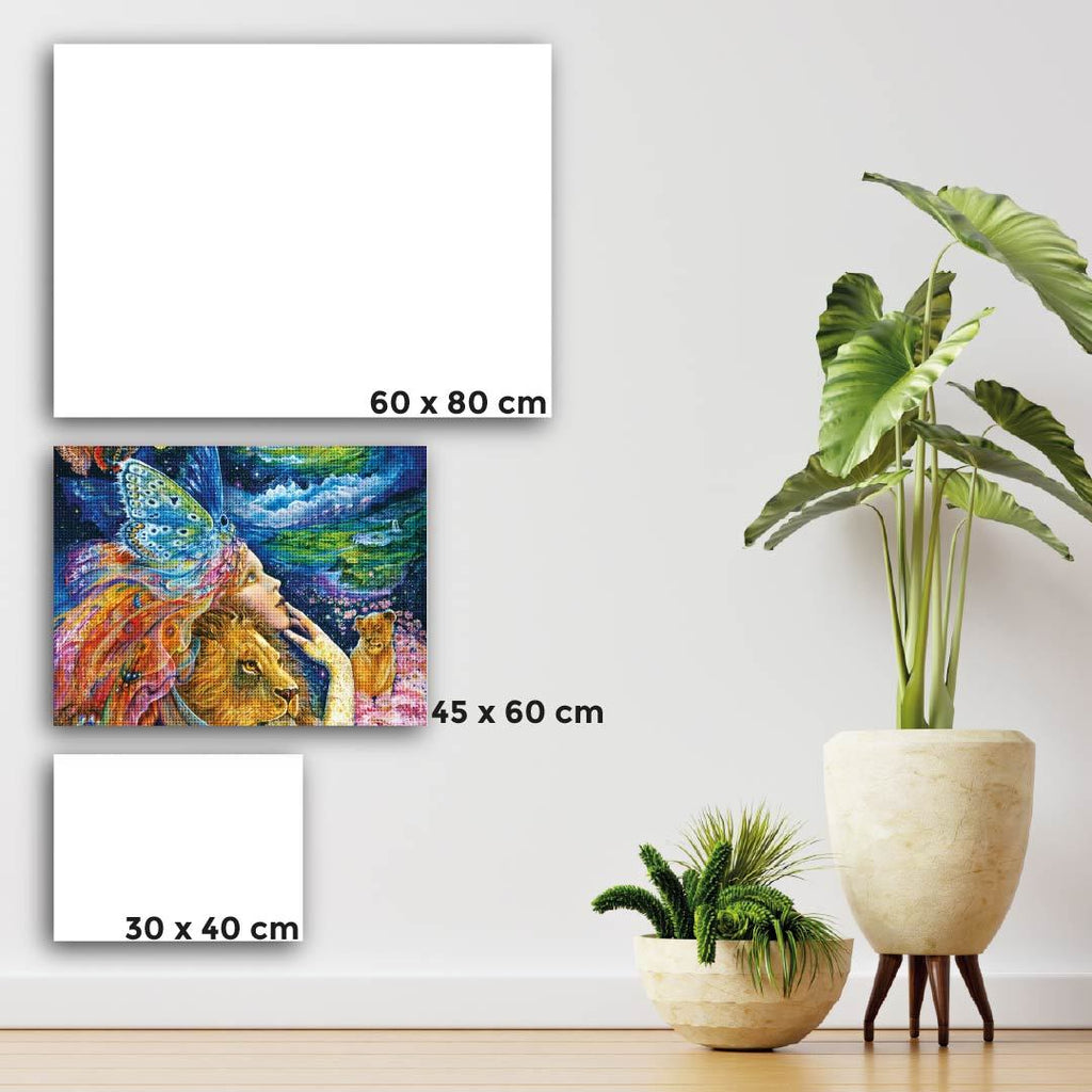 Kit Arte com Diamante - Fada Leonina