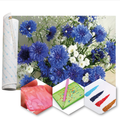 Kit Arte com Diamante - Flor Azul