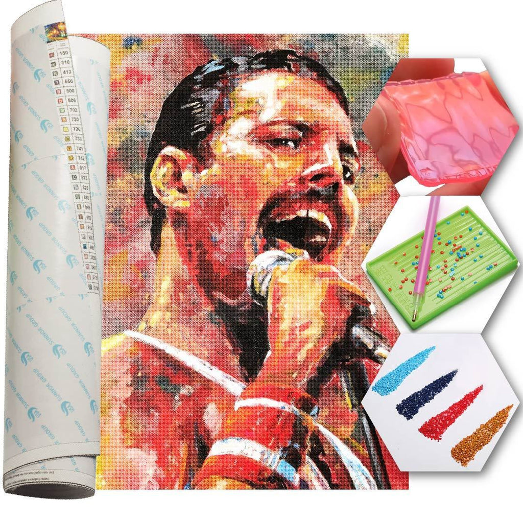 Kit Arte com Diamante - Fraddie Mercury