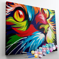Kit Pintura - Gato Psicodélico