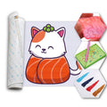 Kit Arte com Diamante - Gato no Sushi