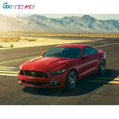 Kit pintura numerada - Mustang