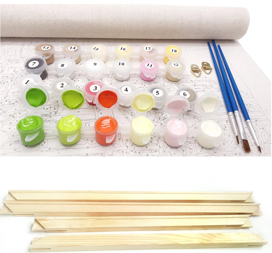 Kit pintura numerada - Gird Life