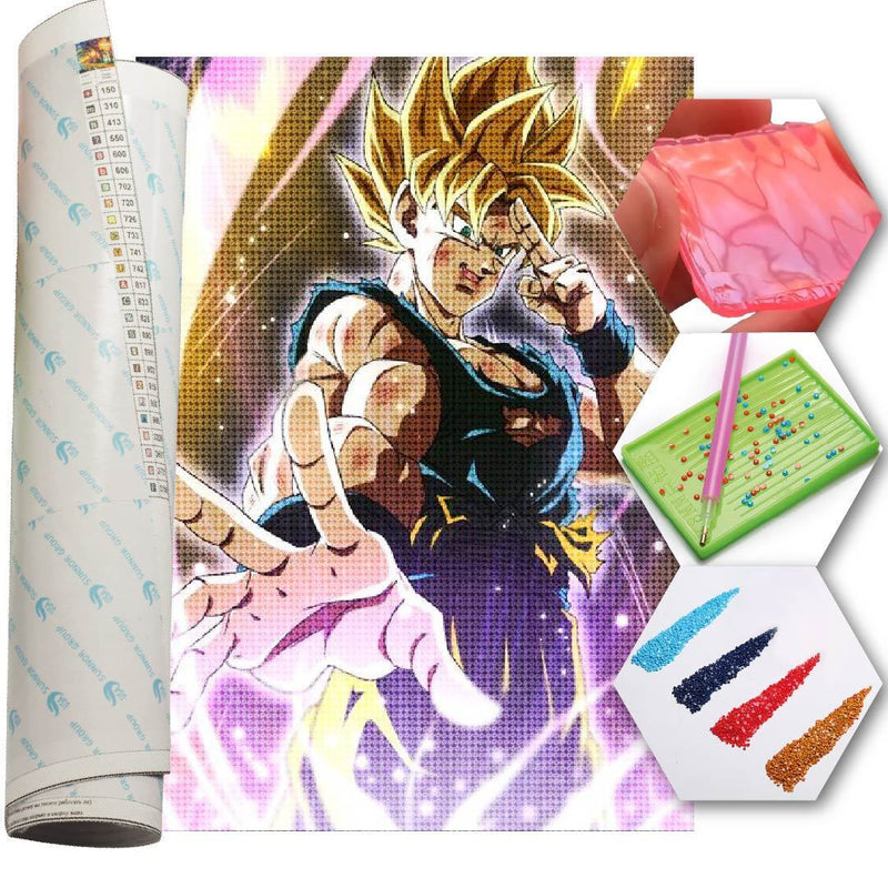 Kit Arte com Diamantes - Goku