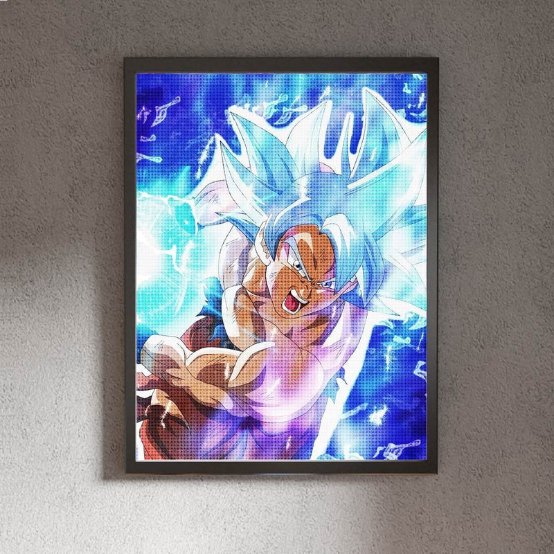 Kit Arte com Diamantes - Goku Iluminado