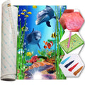 Kit Arte com Diamantes - Golfinhos e Perola Brilhante