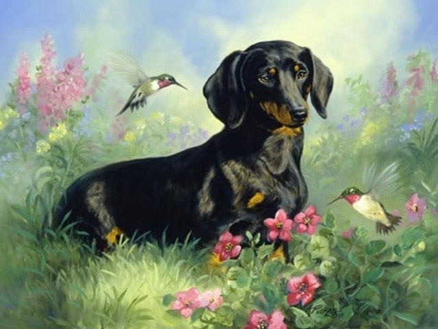 PINTURA DE DIAMANTE LOVE PET