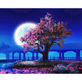 Kit pintura numerada  - Arvore Luar
