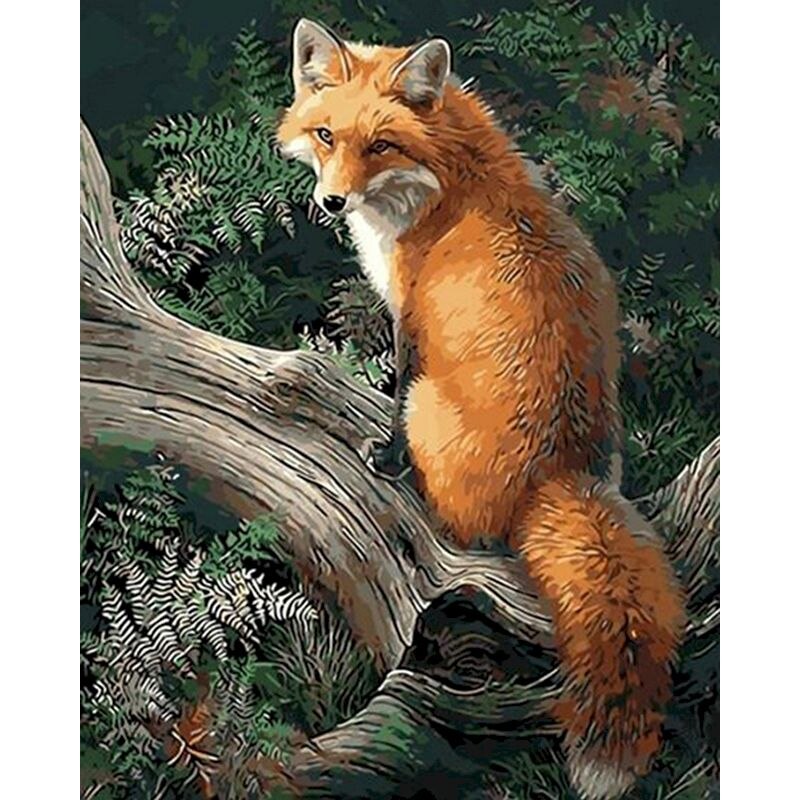 Kit Pintura Numerada Animais