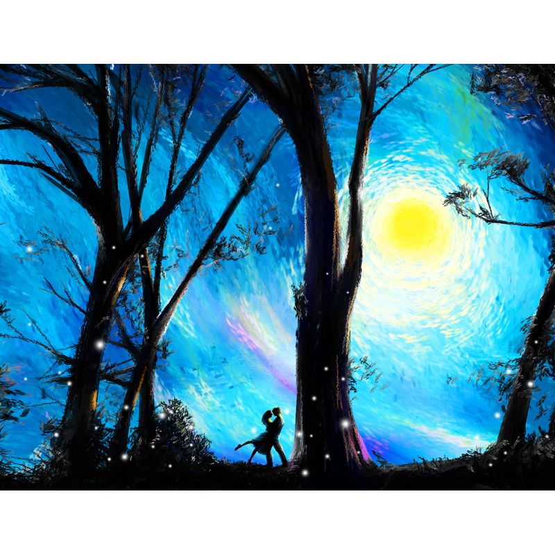 Kit pintura numerada Paisagem