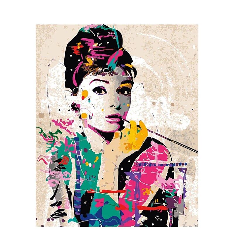 Kit pintura numerada - Mulher Li