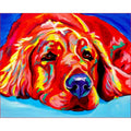 Kit Pintura  - Cachorro Psicodélico