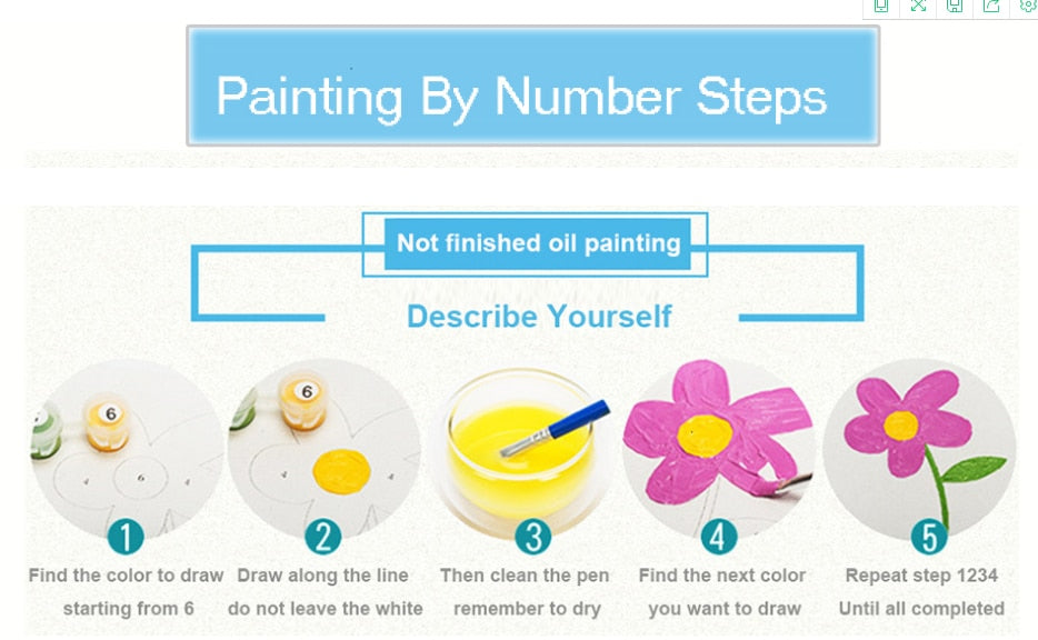 Kit pintura numerada - lobo