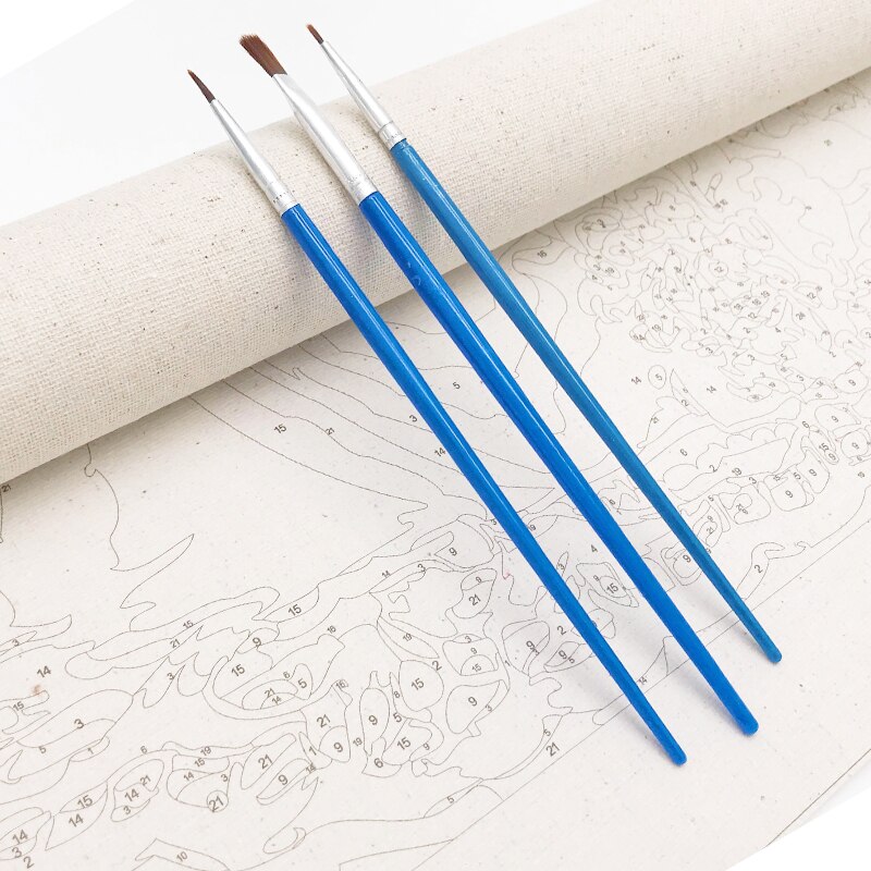 Kit Pintura Numerada - Flores Realista