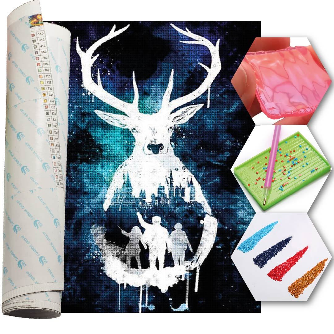 Kit Arte com Diamante - Harry Potter Paint