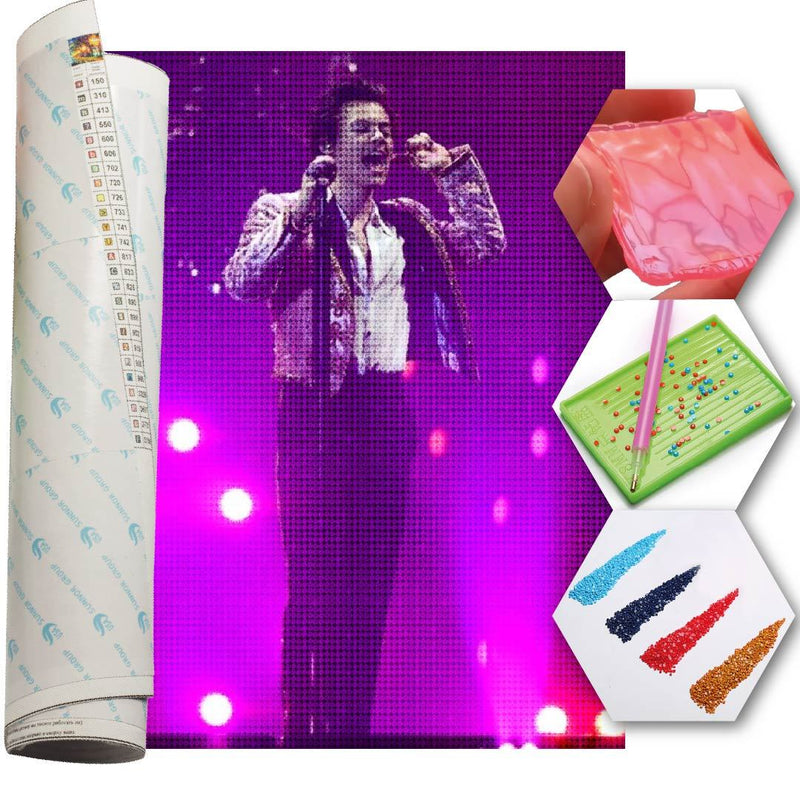 Kit Arte com Diamante - Harry Styles Purple