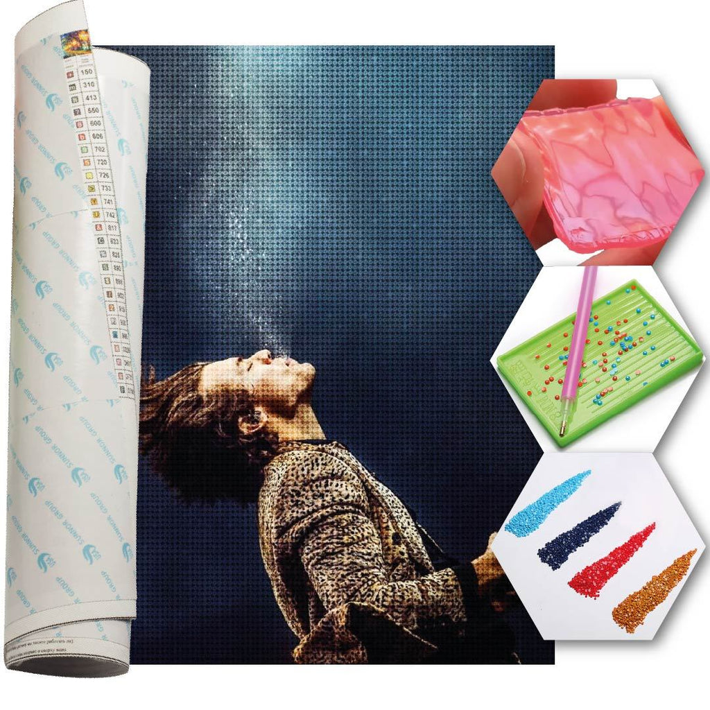 Kit Arte com Diamante - Harry Styles Spit