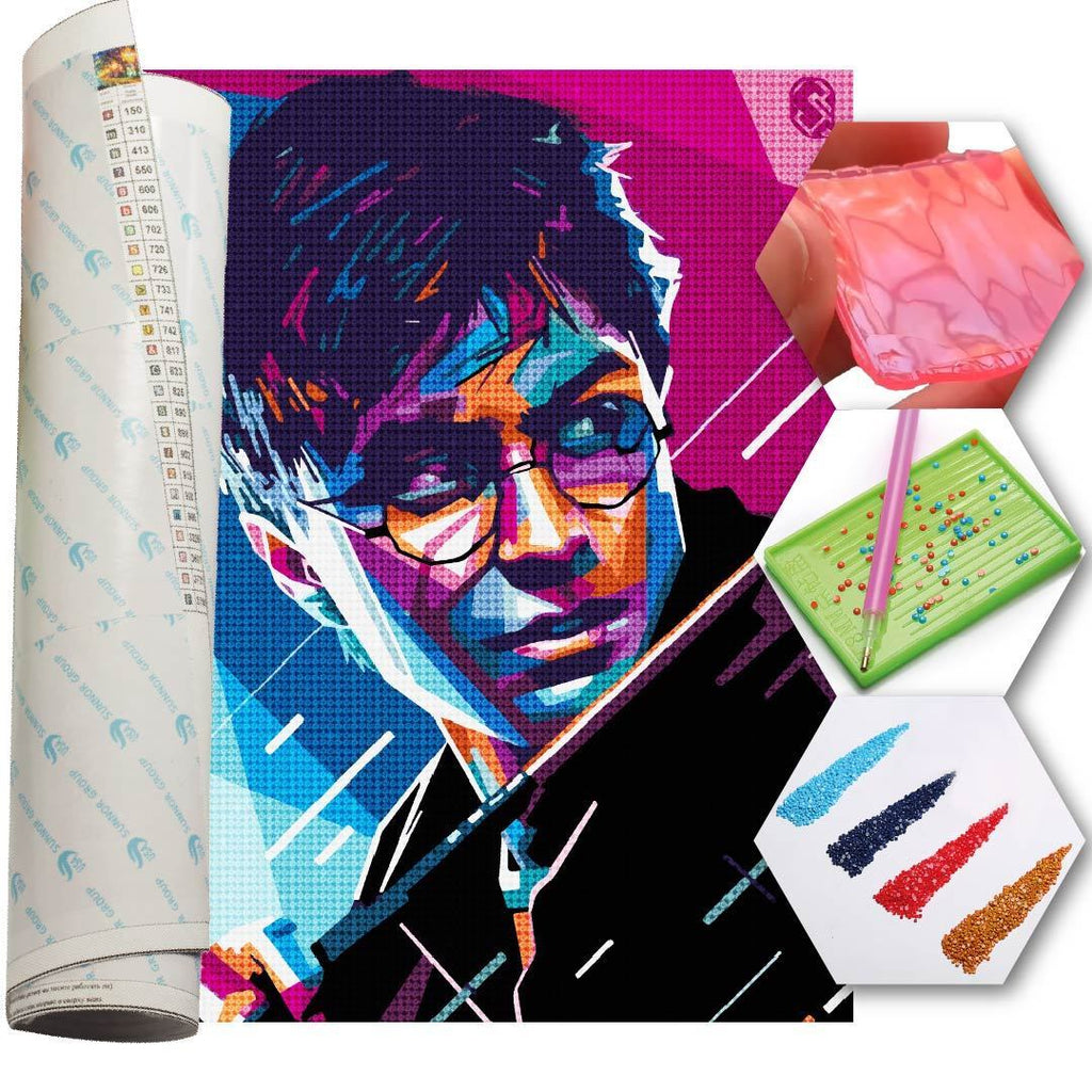 Kit Arte com Diamante - Harry Potter SciFi