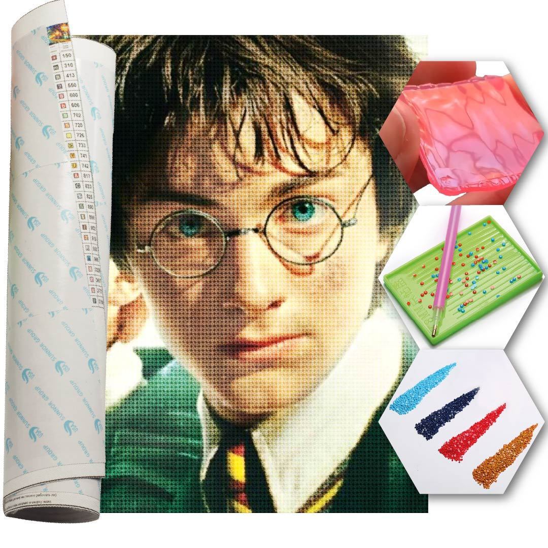 Kit Arte com Diamante - Harry Potter Serious