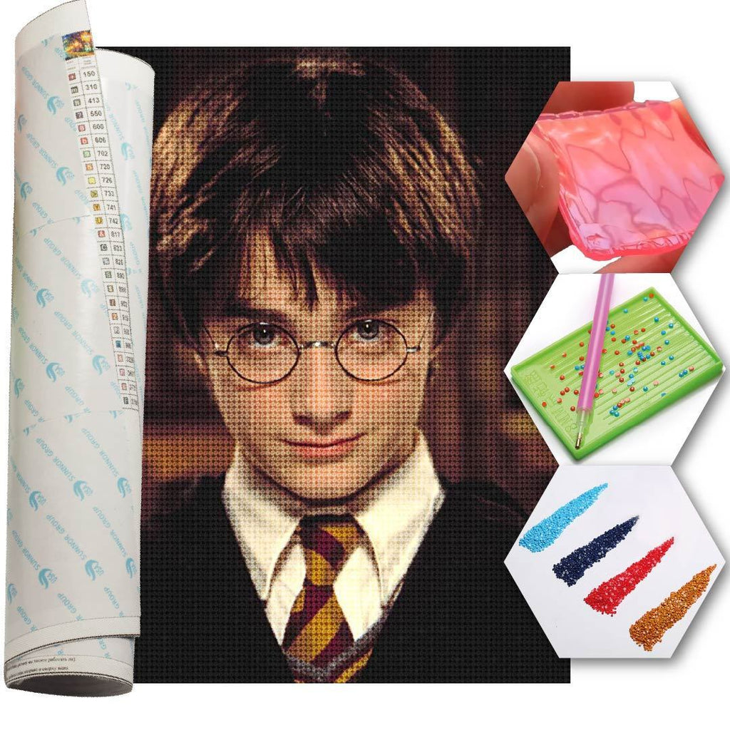 Kit Arte com Diamante - Harry Potter Young