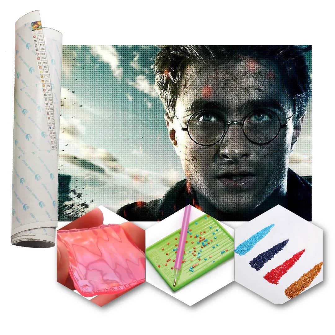 Kit Arte com Diamante - Harry Potter e o Enigma