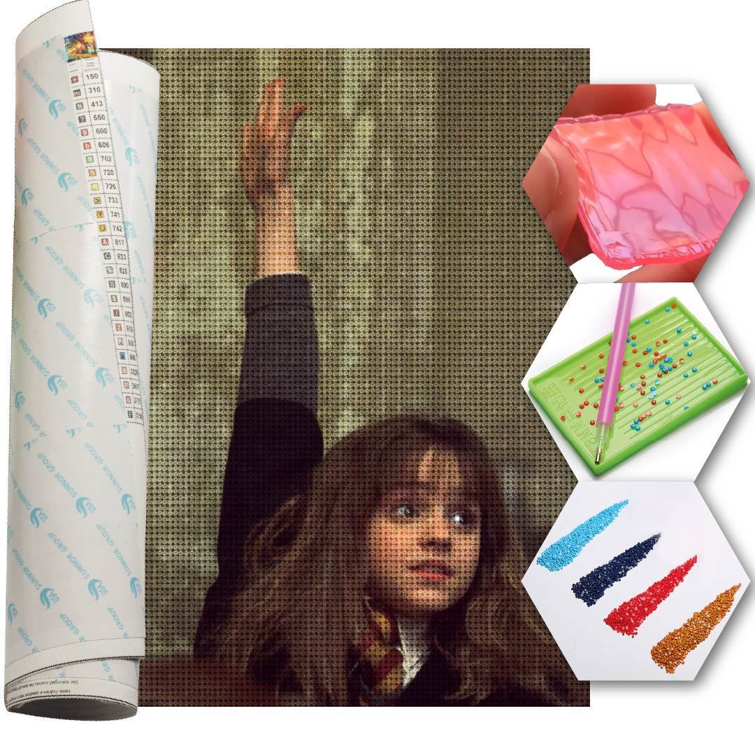 Kit Arte com Diamante - Hermione Kids