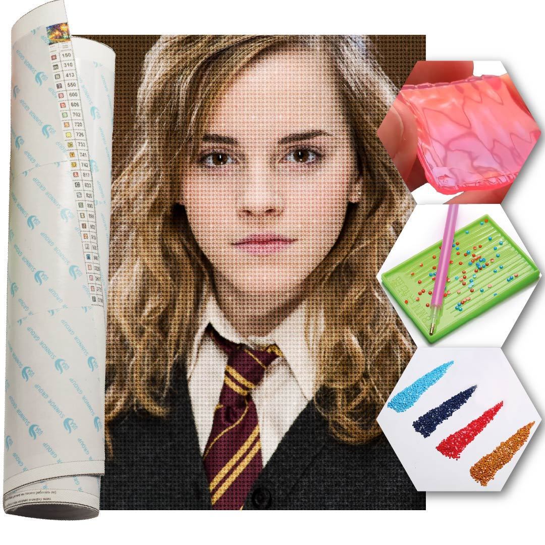 Kit Arte com Diamante - Hermione Teen