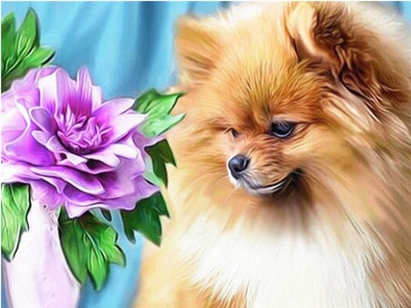 PINTURA DE DIAMANTE LOVE PET