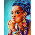 Kit pintura numerada - dama