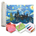 Kit Arte com Diamante - Hogwarts Noite Estrelada