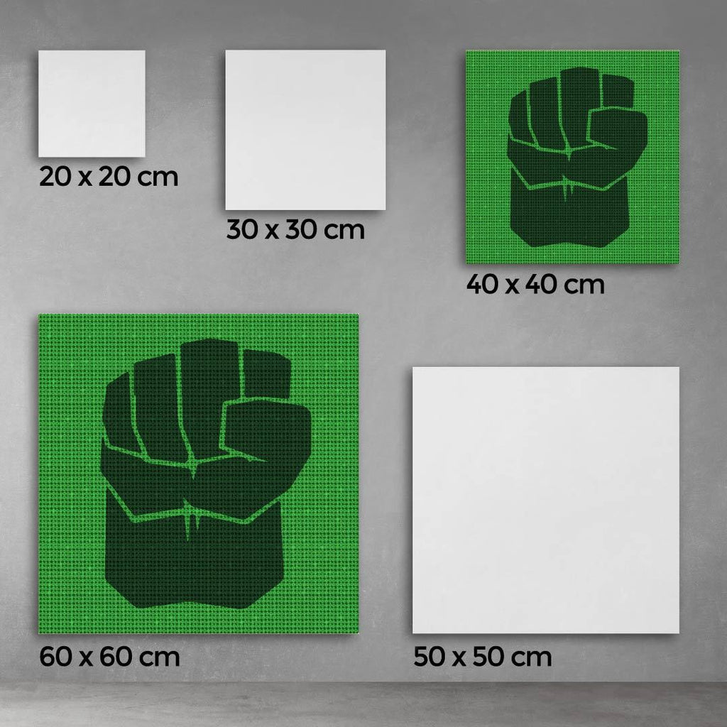 Kit Arte com Diamante -  Hulk Hand
