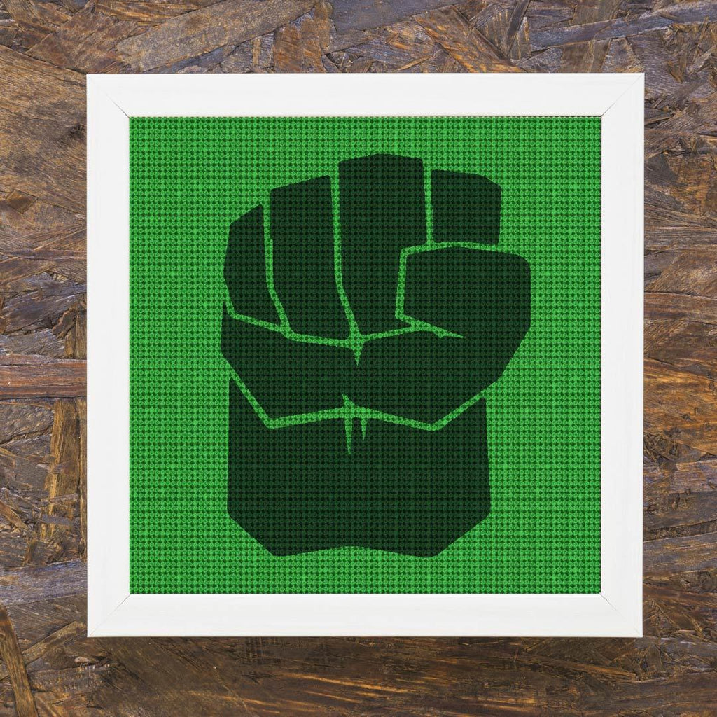 Kit Arte com Diamante -  Hulk Hand