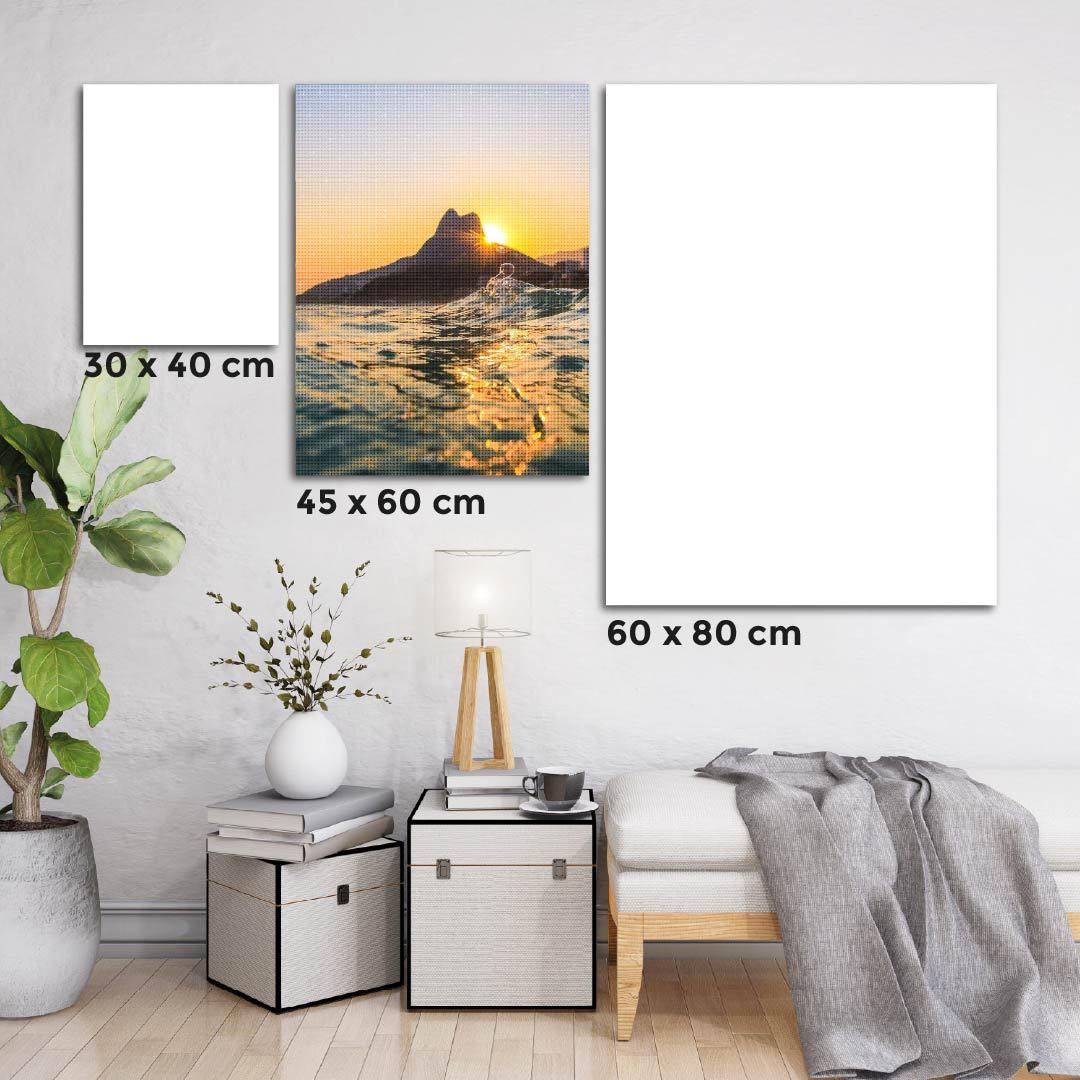 Kit Arte com Diamante - Ipanema Dois Irmãos