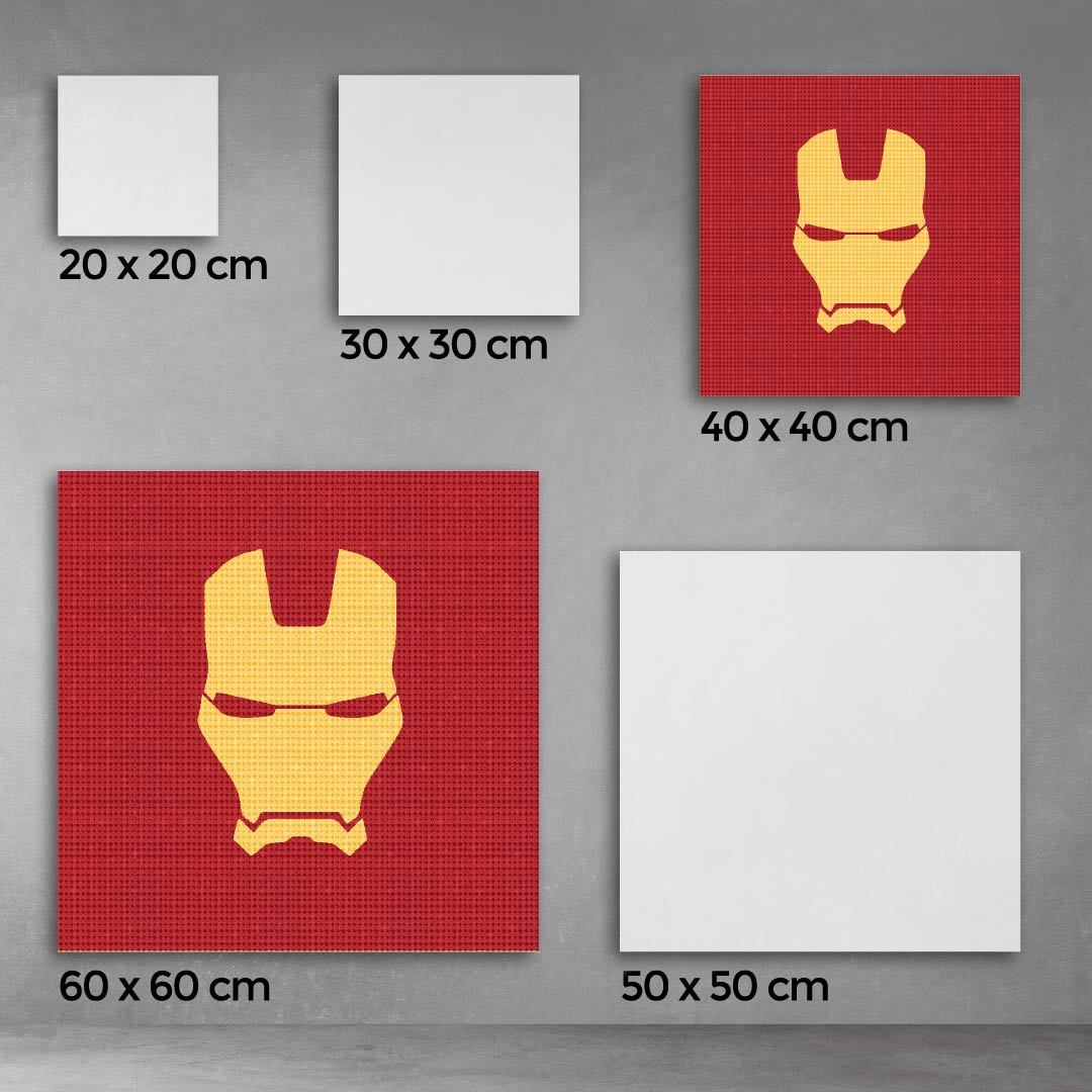 Kit Arte com Diamante -  Homem de Ferro