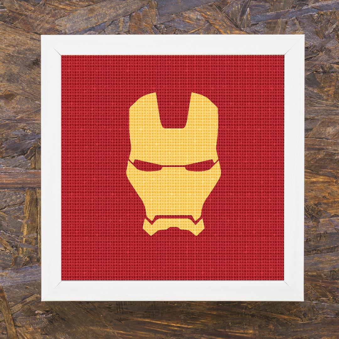 Kit Arte com Diamante -  Homem de Ferro