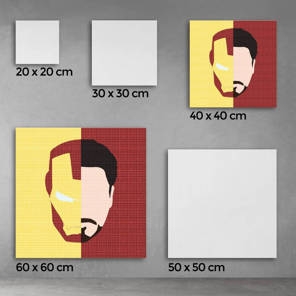 Kit Arte com Diamante - Iron Stark