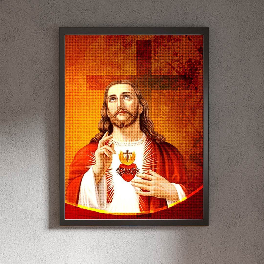 Kit Arte com Diamante - Jesus 2