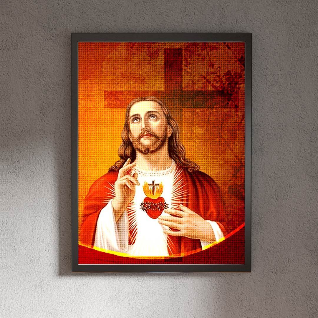 Kit Arte com Diamante - Jesus 2