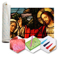 Kit Arte com Diamante - Jesus Vitral