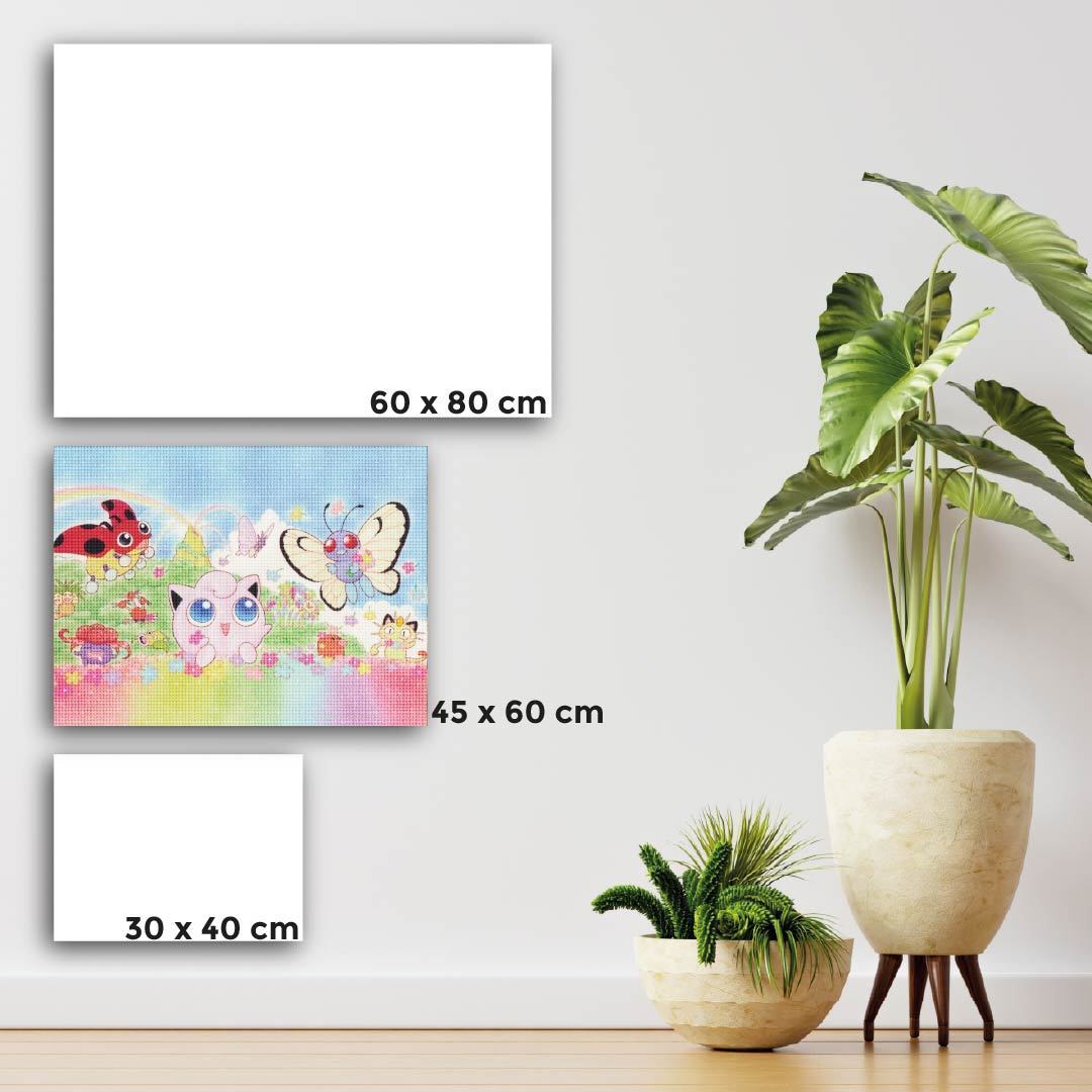 Kit Arte com Diamante - Jigglypuff