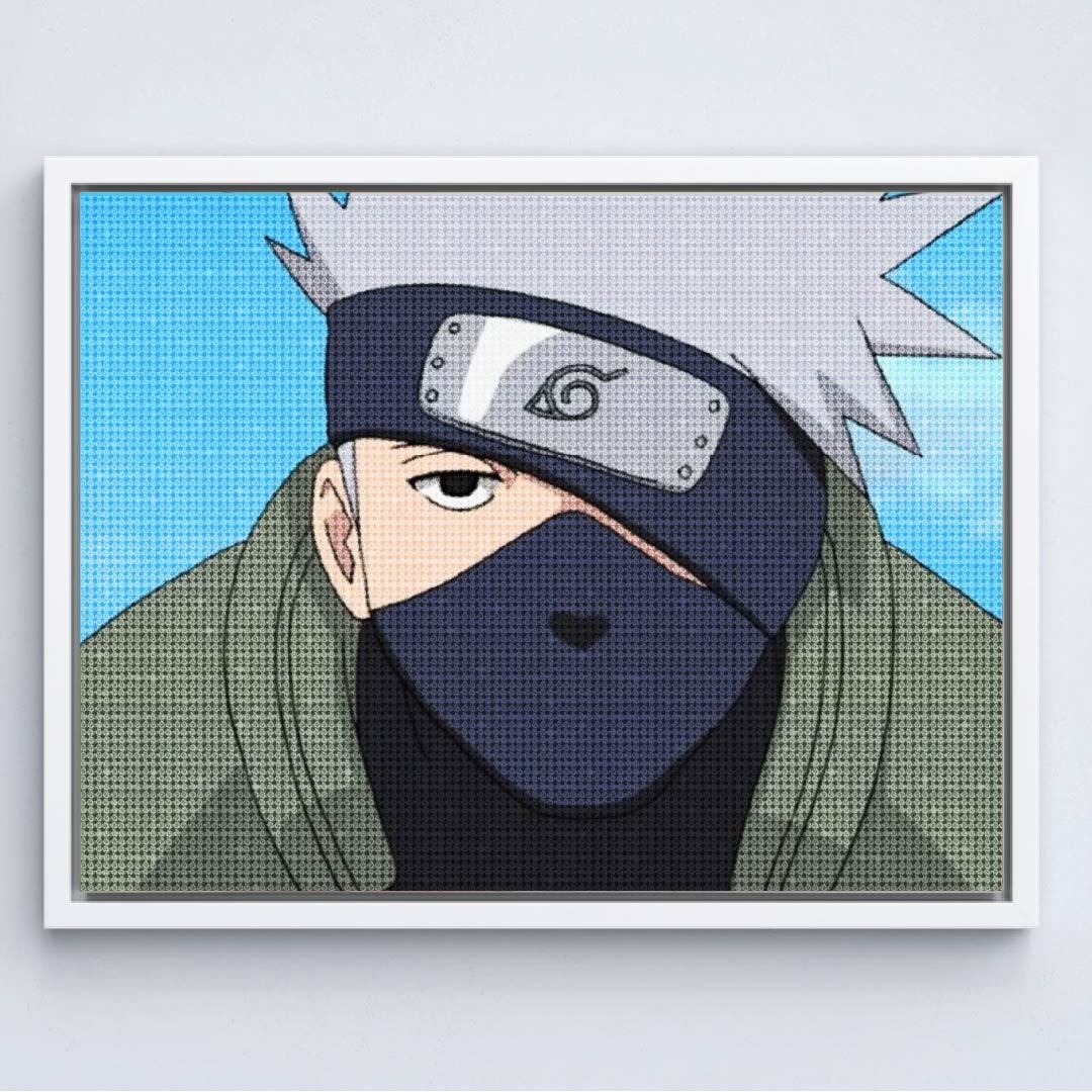 Kit Arte com Diamante - Kakashi