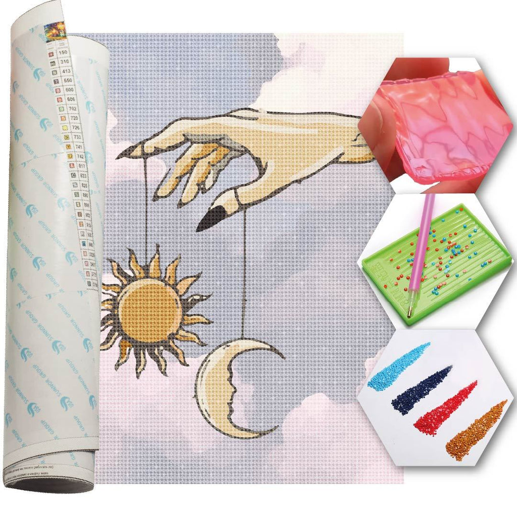 Kit Arte com Diamante - Libra