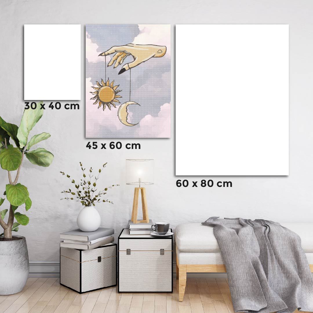 Kit Arte com Diamante - Libra