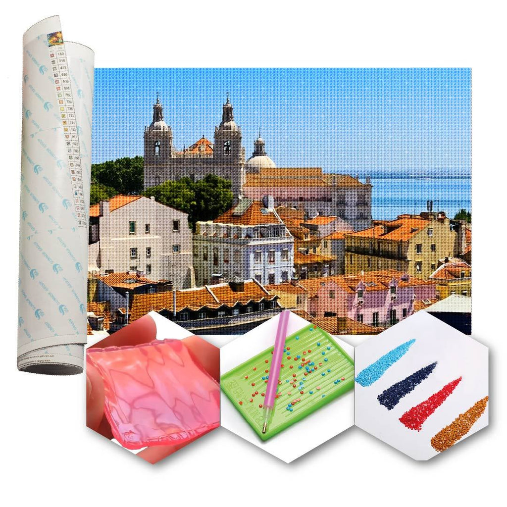 Kit Arte com Diamante - Lisboa